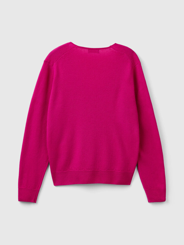 V NECK SWEATER L/S Mujer image number 5